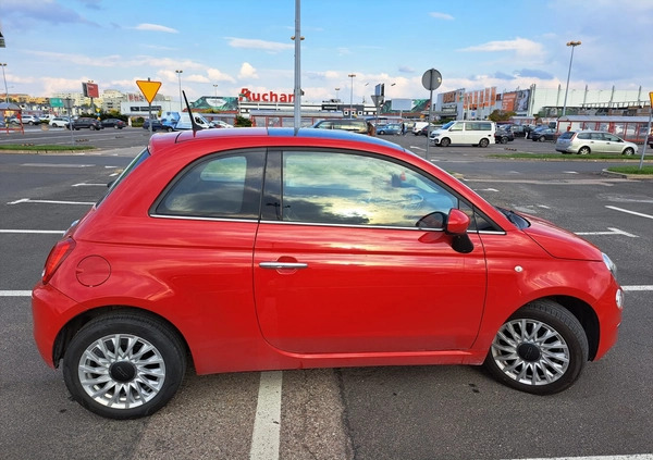 Fiat 500 cena 38800 przebieg: 61300, rok produkcji 2016 z Warszawa małe 67